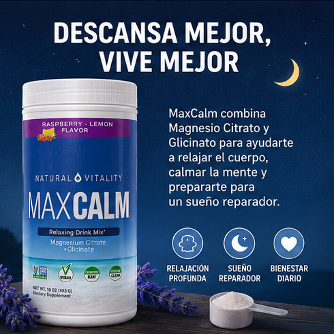 MaxCalm: descansa mejor, vive mejor