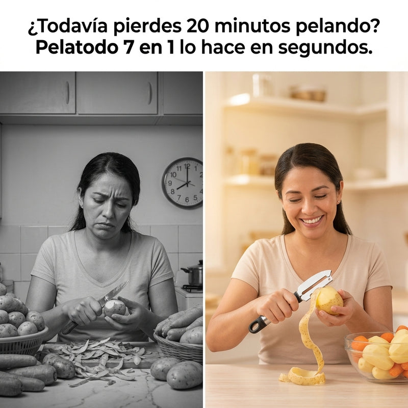 RASPADOR 7 EN 1 PARA FRUTAS Y VERDURAS – PELATODO